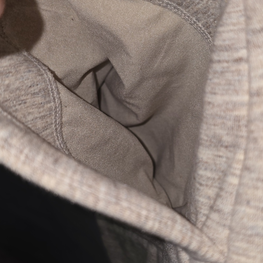 Athleta Apres Anything Sherpa Fleece Vest Oatmeal Heather Women's Size S - Picture 7 of 14